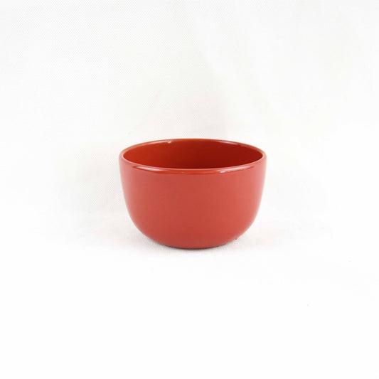 Zoro Straight Shape Veg Bowl 4" Set of 1 Pc - Red Glossy