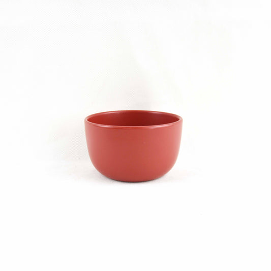 Zoro Straight Shape Veg Bowl 4" Set of 1 Pc - Red Matt