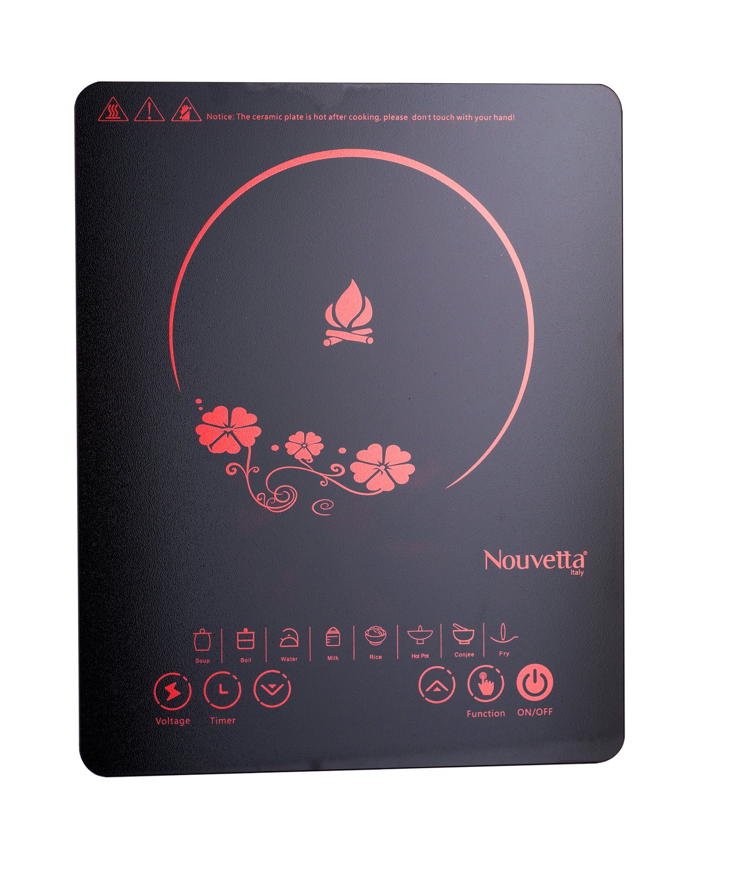 Easy Cook Induction Cooktop - Copper &amp; Pink 2200W