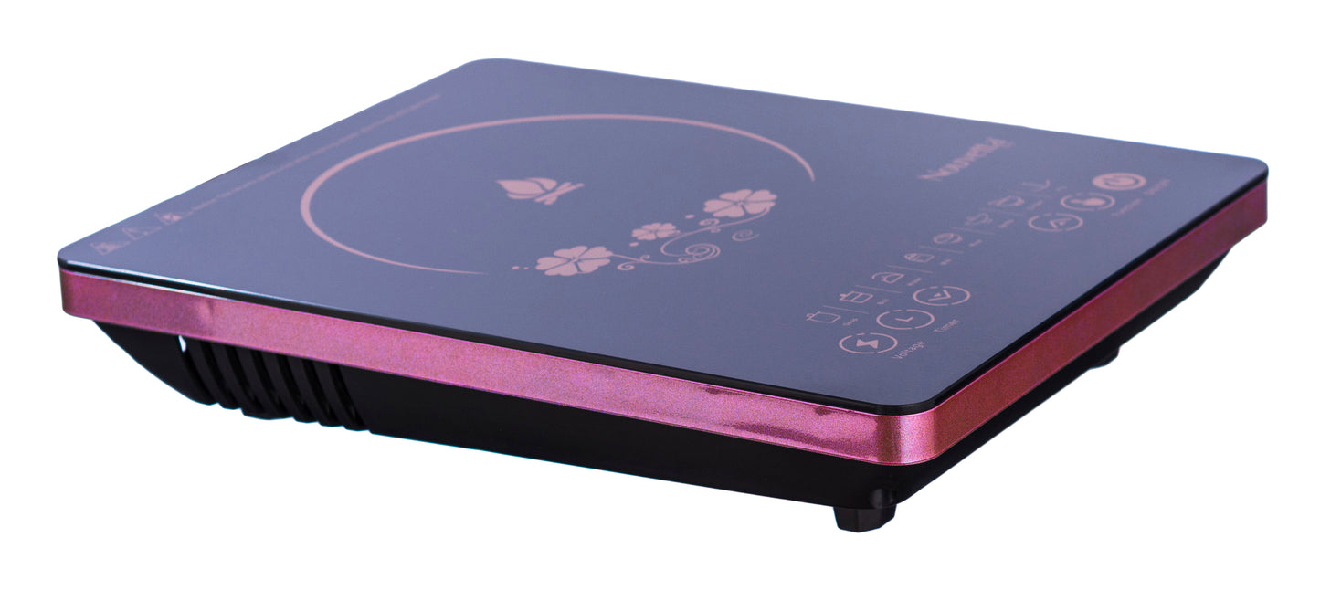 Easy Cook Induction Cooktop - Copper &amp; Pink 2200W