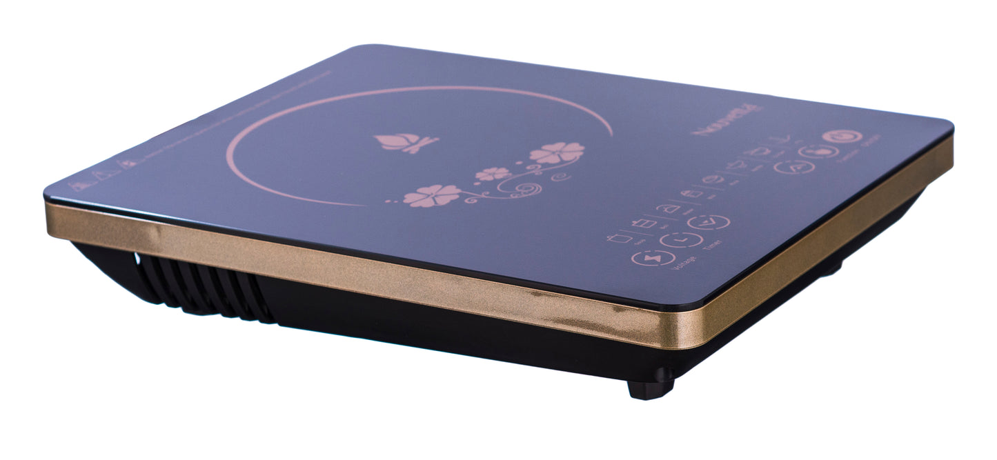 Easy Cook Induction Cooktop - Copper &amp; Pink 2200W