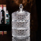 Crystal Candy Jar - 450 ML, Set of 1 PCS - 3 Layer