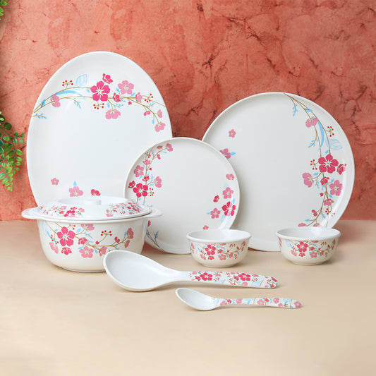 40 PC Ethnic Round 100% Melamine Dinner Set