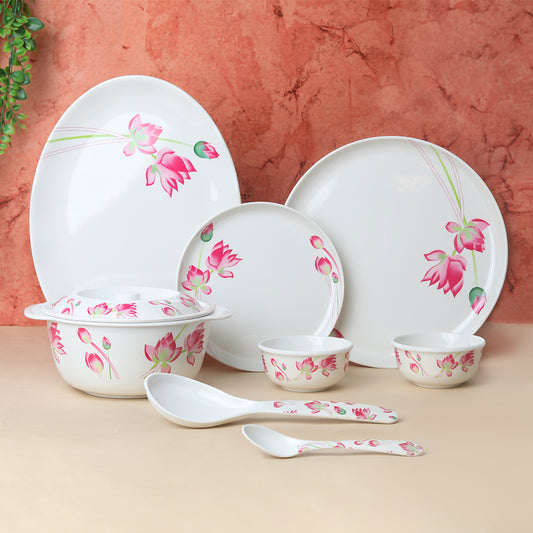 40 PC Ethnic Round 100% Melamine Dinner Set