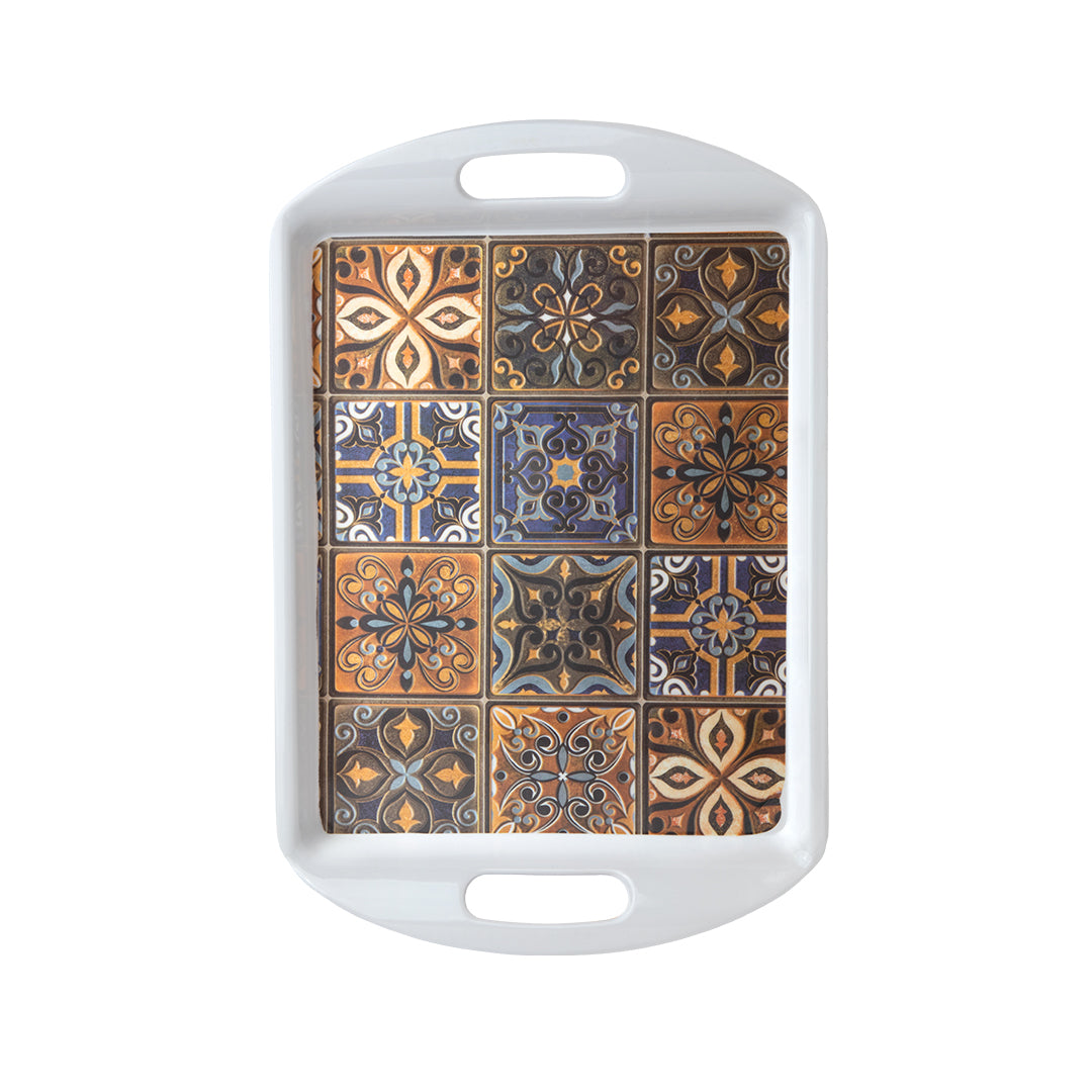 French Melamine Tray Medium – Set of 2 Pcs – Design No. 606