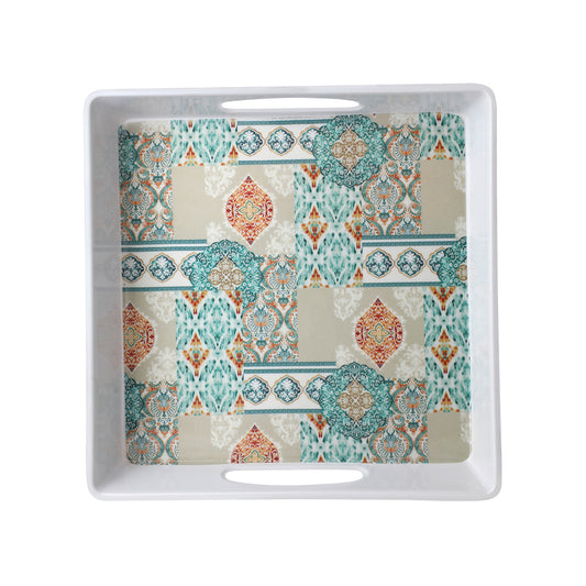Gardenia Melamine Tray Large – Set of 2 Pcs – Design No. 603