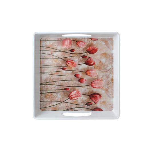 Gardenia Melamine Tray Medium – Set of 2 Pcs – Design No. 604