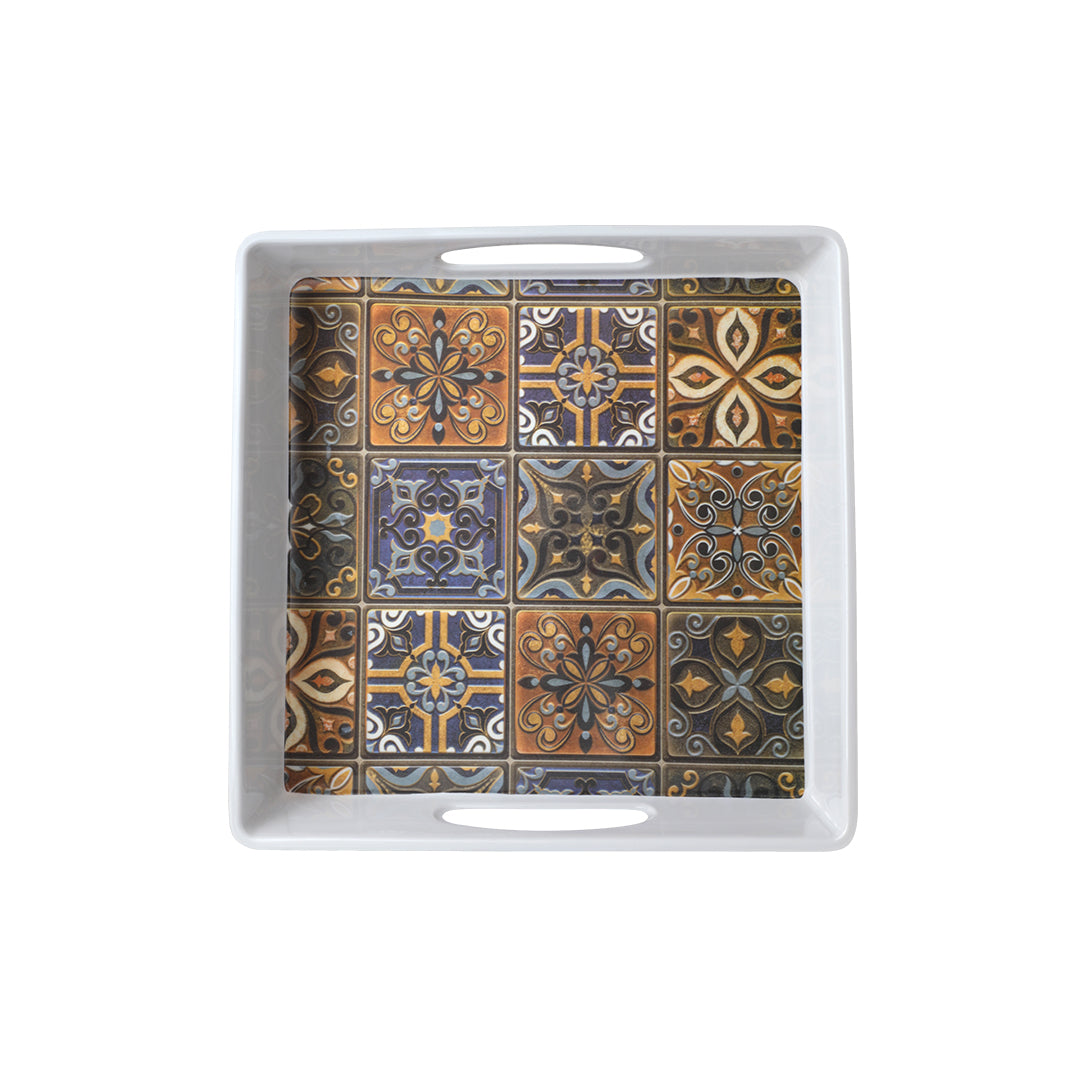 Gardenia Melamine Tray Medium – Set of 2 Pcs – Design No. 606