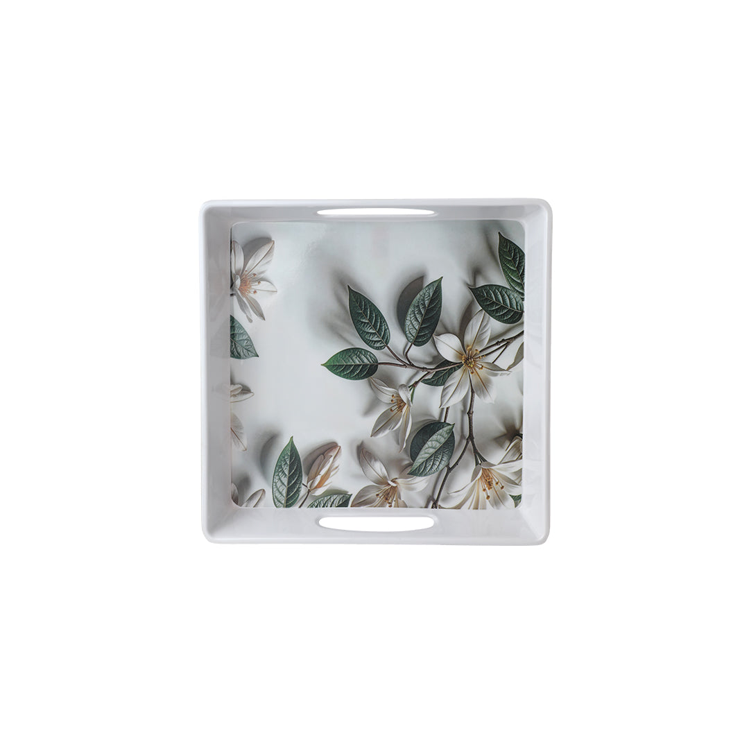 Gardenia Melamine Tray Small – Set of 2 Pcs – Design No. 605