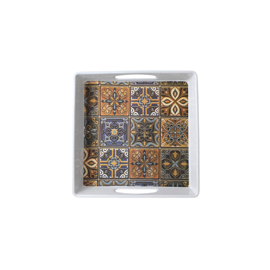 Gardenia Melamine Tray Small – Set of 2 Pcs – Design No. 606