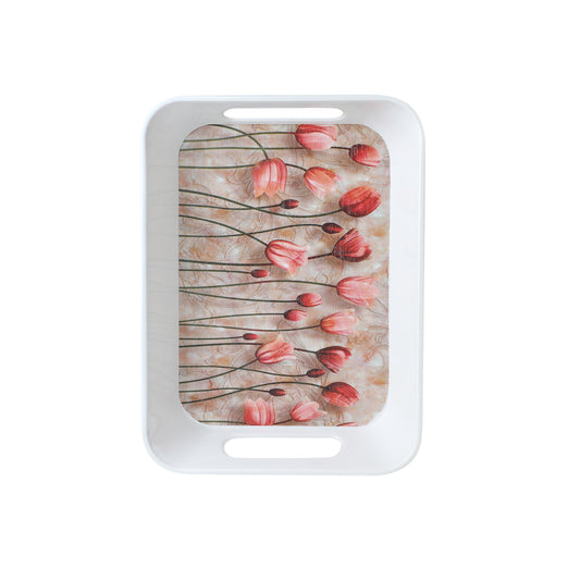 Spanish Melamine Tray Medium – Set of 2 Pcs – Design No. 604