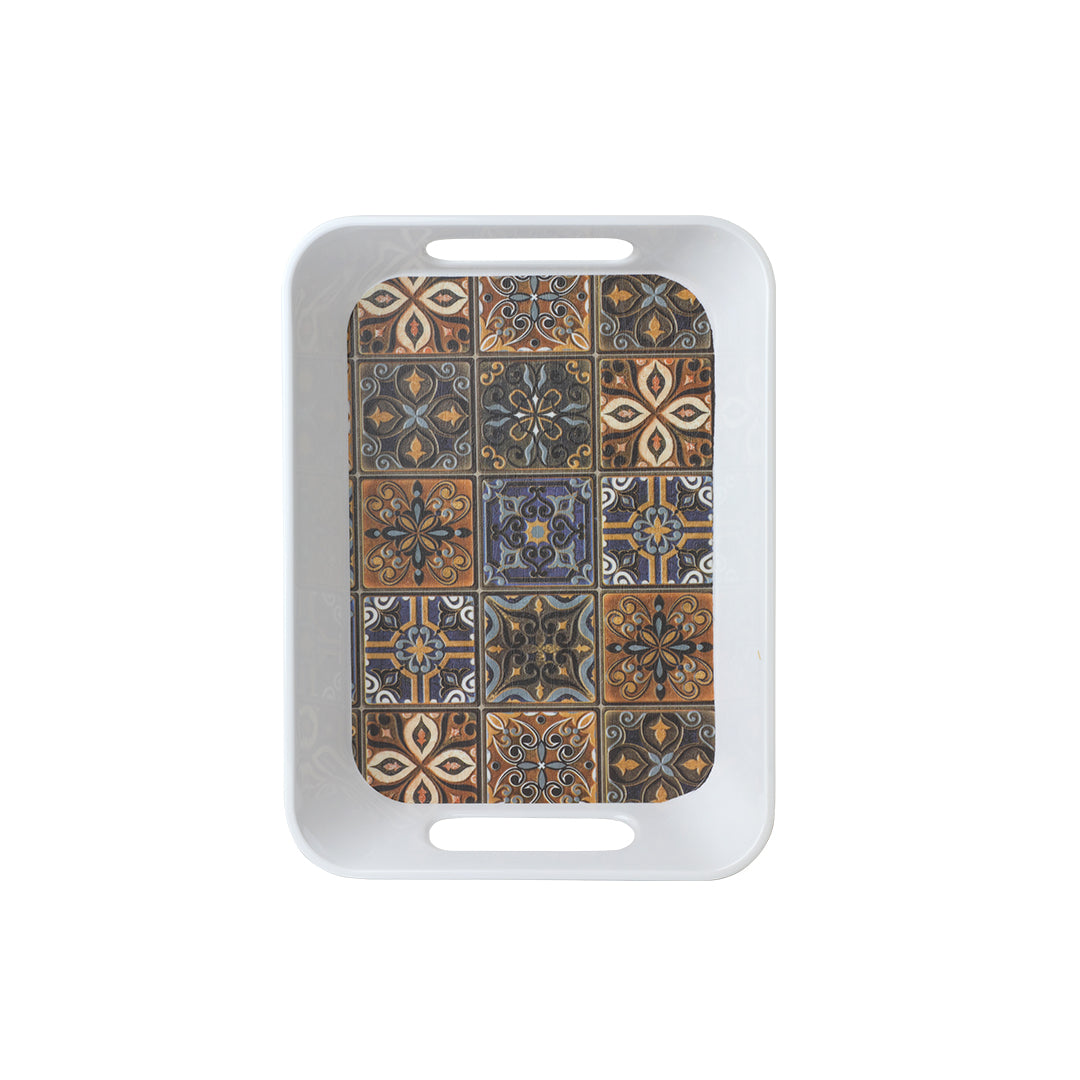 Spanish Melamine Tray Small – Set of 2 Pcs – Design No. 606