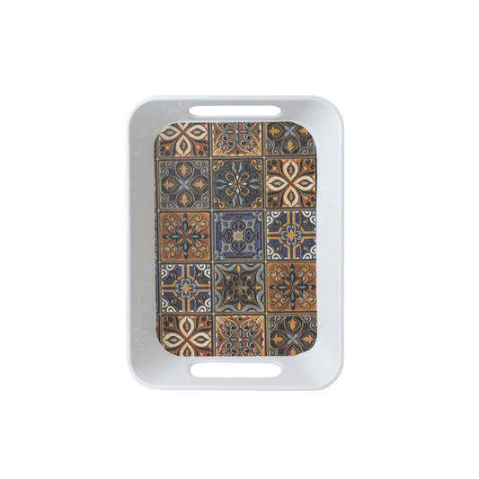Spanish Melamine Tray Small – Set of 2 Pcs – Design No. 606