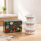 Covel Opalware Casserole Set - Set of 6 Pc