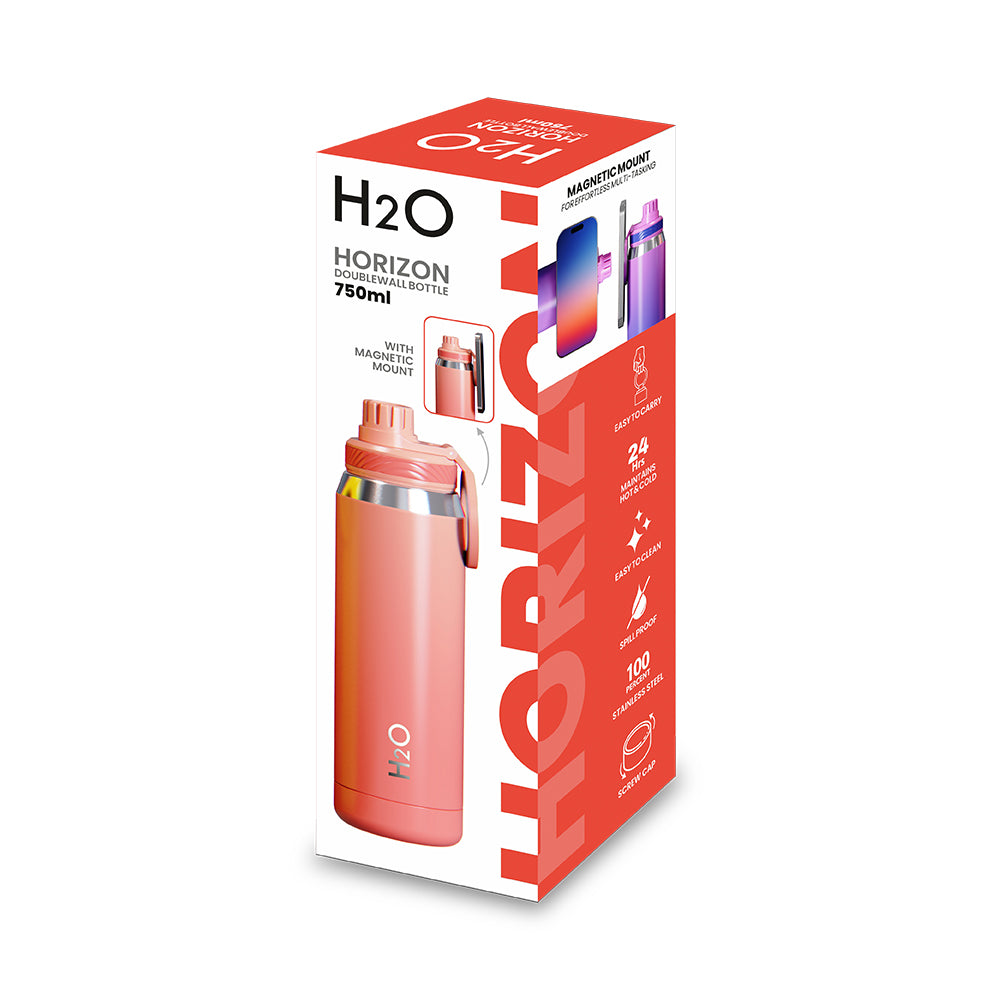 Horizon Double Wall Bottle With Magnetic Mount 750Ml