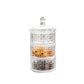 Crystal Candy Jar 450 ML - Set of 1 Pc - 3 Layer