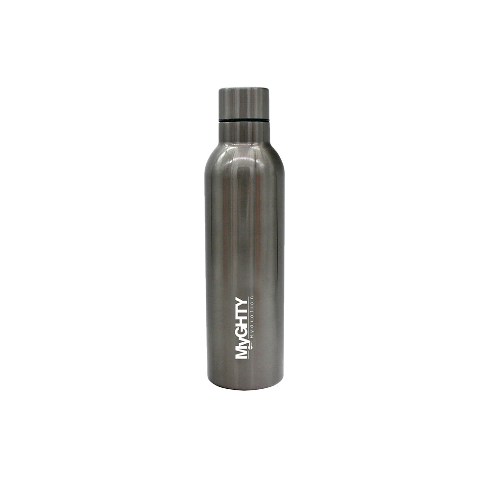 Sicily Single Wall Bottle - Black / Grey 1000 ML