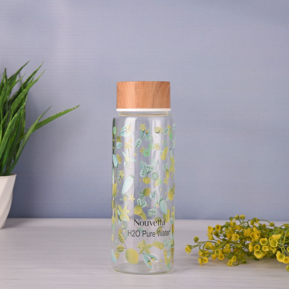 Citrus Borosilicate Printed Bottle 1000 ML