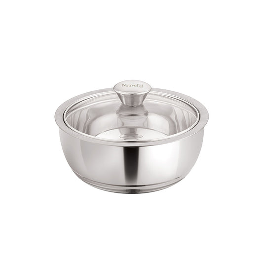 Carolina Double Wall Steel Mixing Bowl 500 ML - Set of 1 Pc