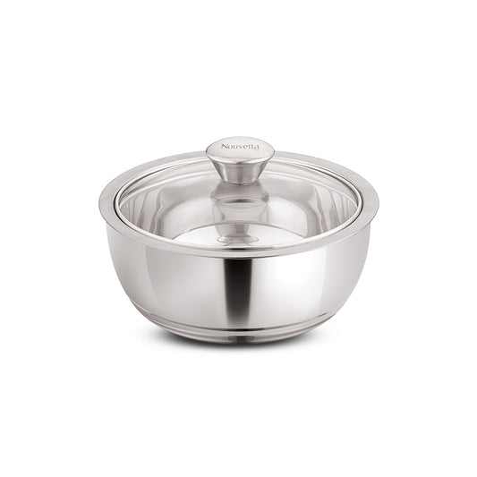 Carolina Double Wall Steel Mixing Bowl 1500 ML - Set of 1 Pc