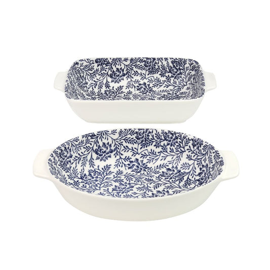 Sparton  Platter With Handle  Set Of 2 Pc
