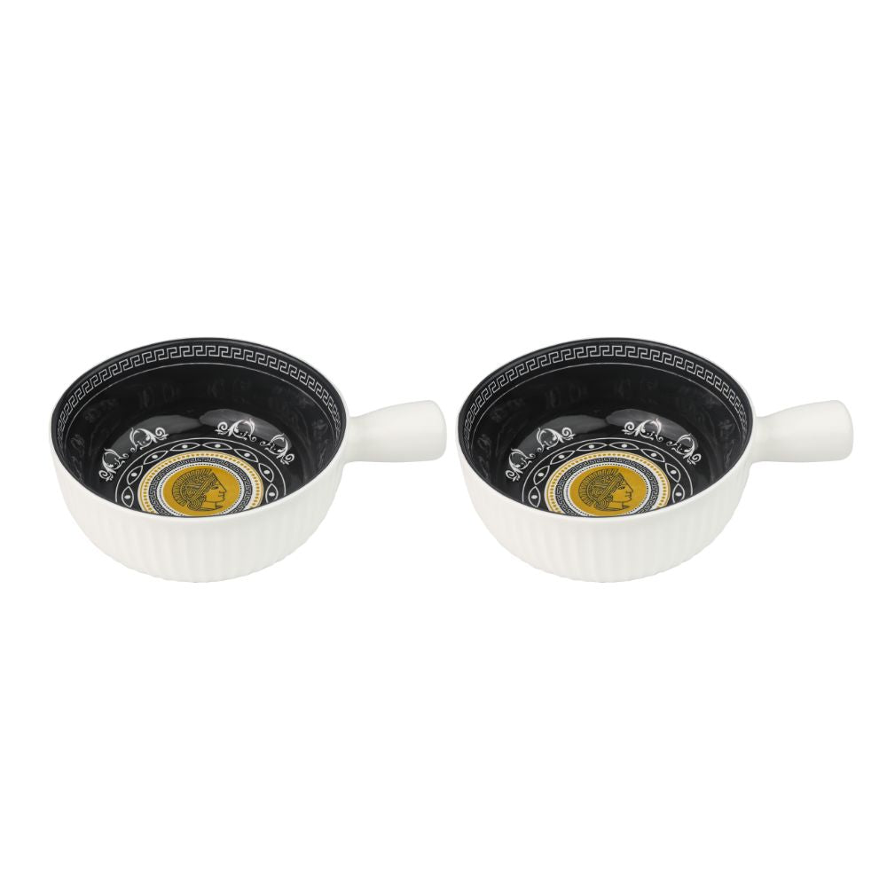 Zenith Bowl With Handle  15Cm - Set Of 2 Pc