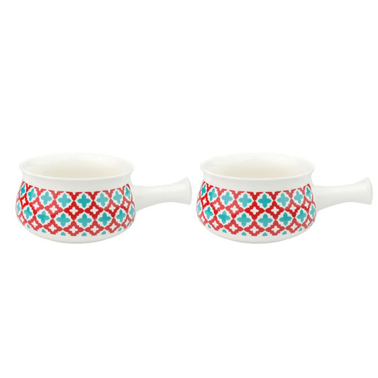 Syndra Bowl With Handle  13Cm - Set Of 2 Pc