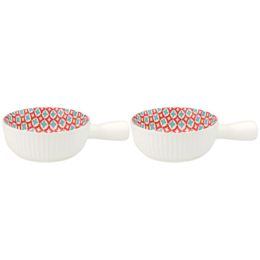 Syndra Bowl With Handle 15Cm - Set Of 2 Pc