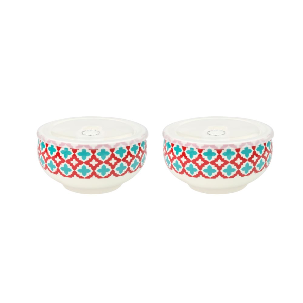 Syndra Bowl With Lid 600 Ml - Set Of 2 Pc