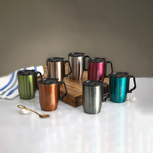 Refresh Double Wall Mug - 350 ML - Set of 2 Pcs