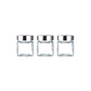 Square Jar 3x200ML - Set of 3 Pcs