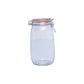 Clip Lock Round Container Orange 1.5 L - Set of 1 Pc