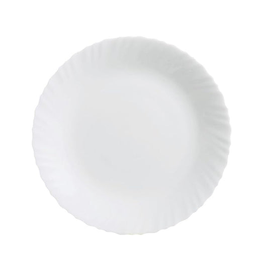 White Dinner Plate 10.75" - Festone Shape