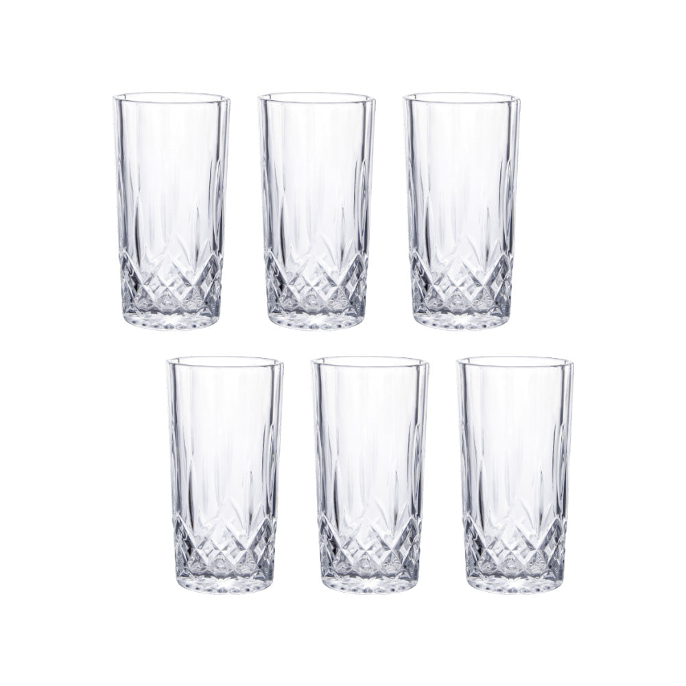 Sanjeev Kapoor - Opara 6 Pcs Water Glass 290 Ml - Set Of 6 Pcs