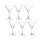 Sanjeev Kapoor - Radisson Martini Glass 285 ml Set of 6 Pcs