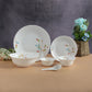 21 Pc White Feston Shape Dinner Set - SKB2544