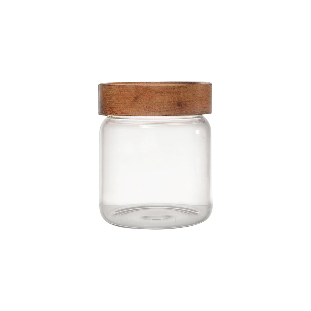 Amos Borosilicate Round Jar 250 ML - 1 Pc