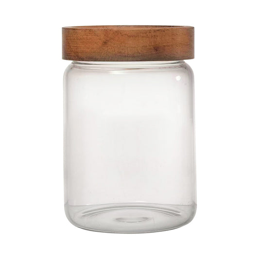 Amos Borosilicate Round Jar 330 ML - 1 Pc