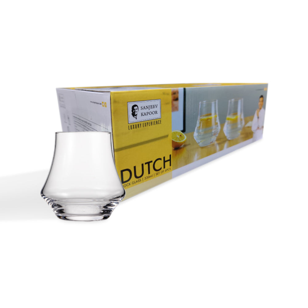 Dutch Rock Glass 330 ML - Set of 6 Pcs