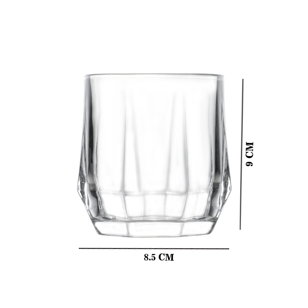 Sanjeev Kapoor - Kyoto Whisky Glass 350 ml - Set of 6 Pcs