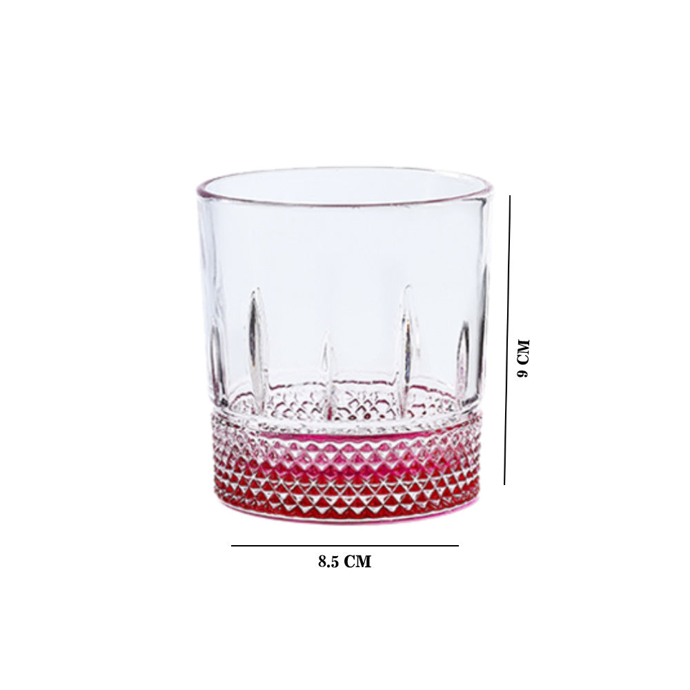 Oslo Whisky Coloured Glass 330 ML - Set of 8 Pcs
