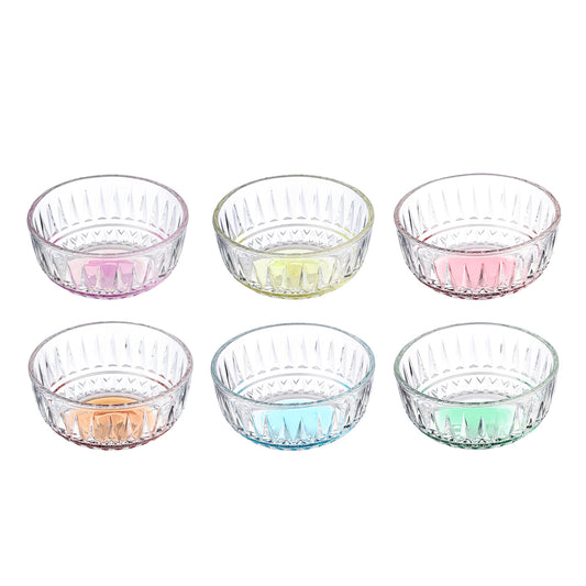 Sanjeev Kapoor - Dubai Coloured Bowl 300 ML - Set of 6 Pcs