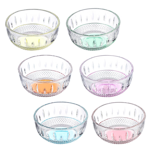 Oslo Coloured Bowl 300 ML - Set of 6 Pcs