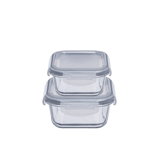 Wellington Square Container 520 ML + 400 ML - Set of 2 Pcs