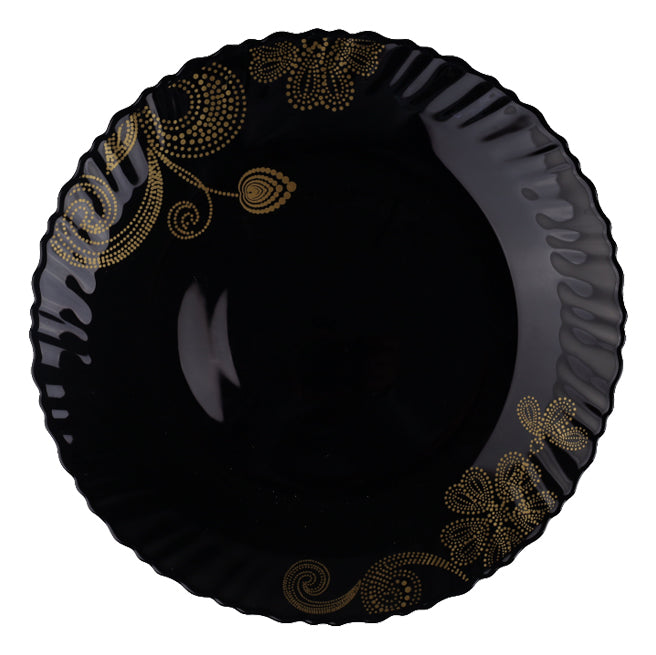 33 PC Black Faston Dinner Set