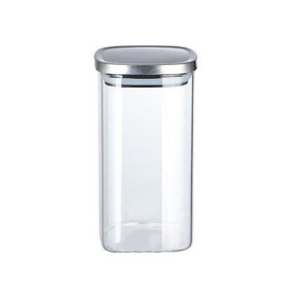 Classic Borosilicate Square Jar 750 ML / 1000 ML - 1 PC