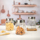 Cube Square Jar  300 Ml - Set Of 3 Pcs