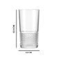 Bangkok Water Glass - 290 ML, Set of 6 PCS