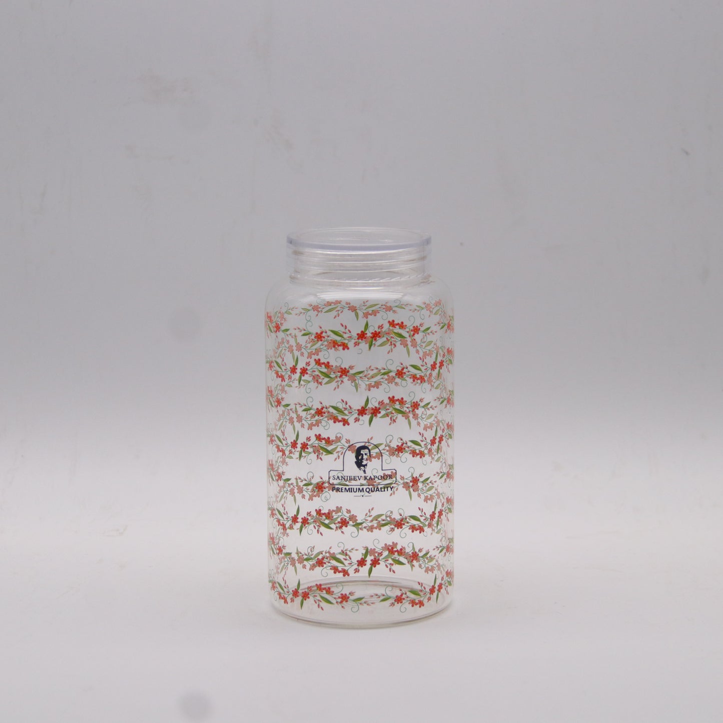 Woven Borosilicate Jar With Lid 750 Ml - Set Of 1 Pc