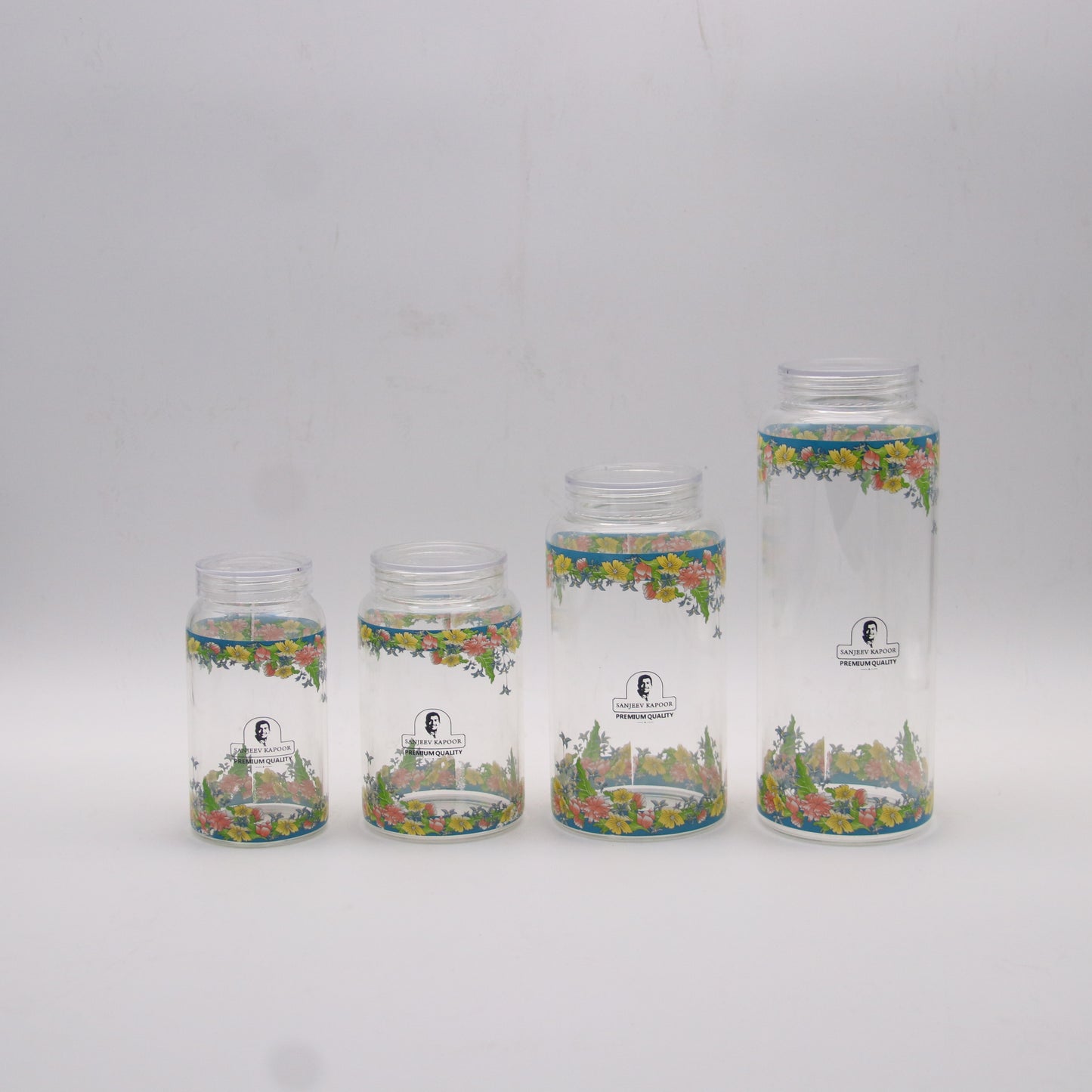 Greenly Borosilicate Jar With Lid 750 Ml - Set Of 1 Pc